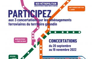 Participez aux 3 concertations sur les aménagements ferroviaires du territoire girondin