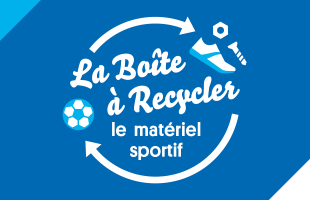 La boîte à recycler le matériel sportif