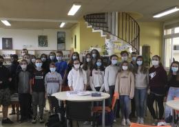 Les cinquièmes durant la visite