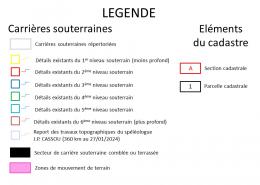 Cartographie des carrières souterraines de Gironde