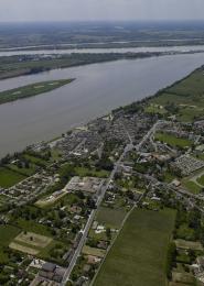 Vue aérienne de l'Estuaire de la Gironde
