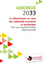 Gironde 2033, le Département au cœur des solidarités humaines et territoriales - Couverture
