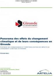Panorama des effets du changement climatique et de leurs conséquences en Gironde vignette