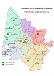 carte des aires de grand passage