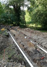 Travaux d'assainissement non collectif chez un particulier