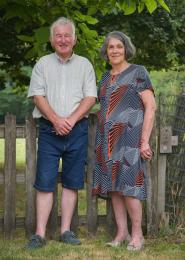 Alfred, trésorier de OLDJH, et Josiane Riello