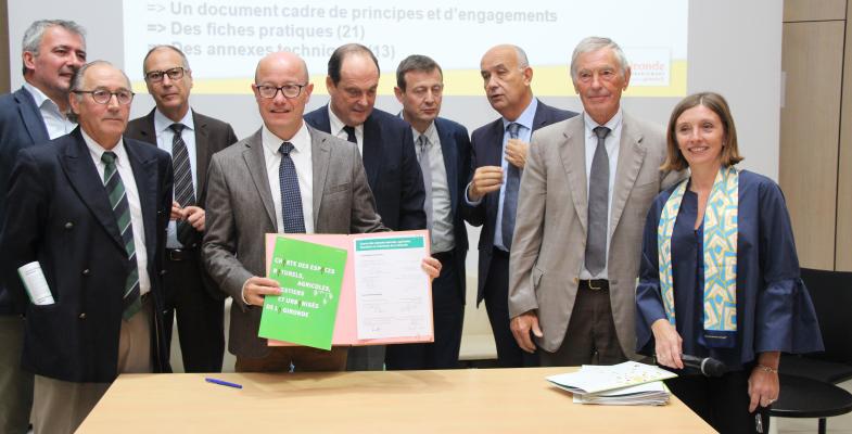 Signature de la charte des espaces naturels, agricoles, forestiers et urbanisés de la Gironde