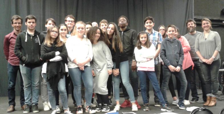 4e B du collège Nelson Mandela au Rocher de Palmer, Cenon