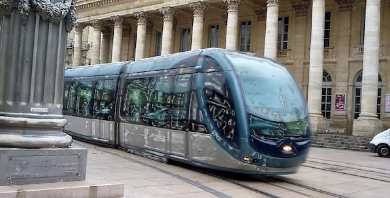 Tram à Bordeaux