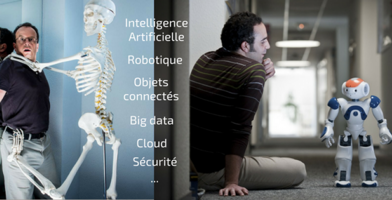 intelligence artificielle, robotique, objets connectés, big data, cloud, sécurité...