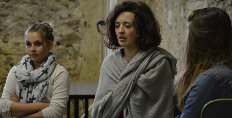 Répétition de la pièce Orphée aveugle