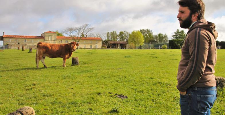 Antoine Villepontoux au Domaine des Faures
