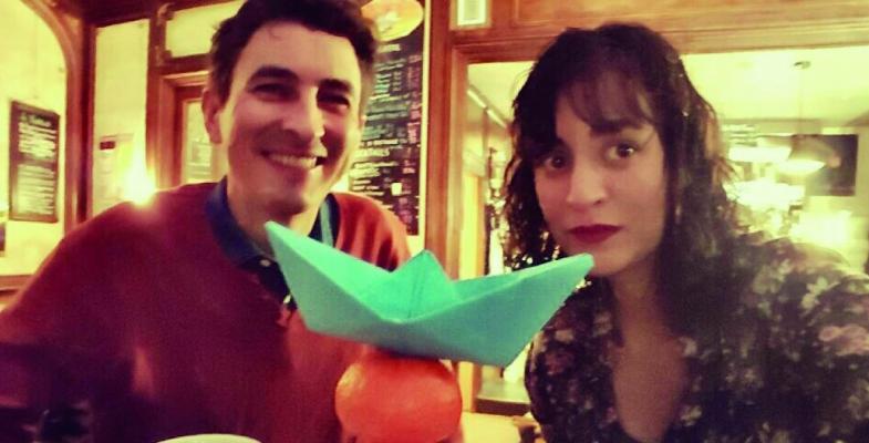 Thomas Fourche, secrétaire et Sabra Ben Ali, présidente de l'association ENTR-AUTRES