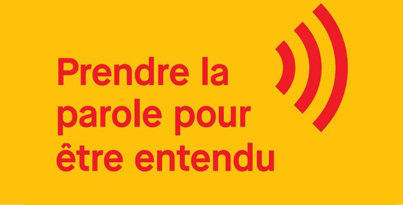 prendre la parole pour être entendu