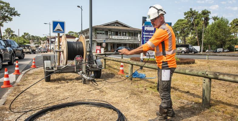 Chantier de déploiement du très haut débit