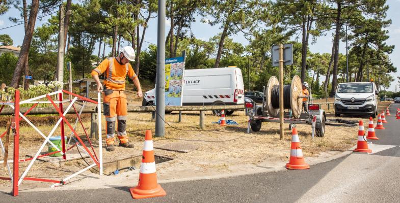 Chantier de déploiement du très haut débit