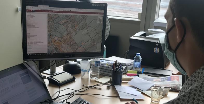 Utilisateur du système d'information géographique