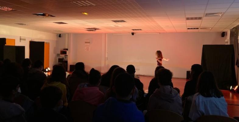 résidence artistique et spectacle dans un collège à Libourne