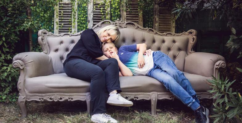 Sonia et son fils Alister