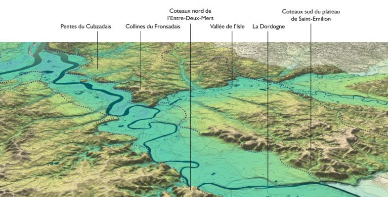 Atlas des paysages - bloc B vallée de la Dordogne