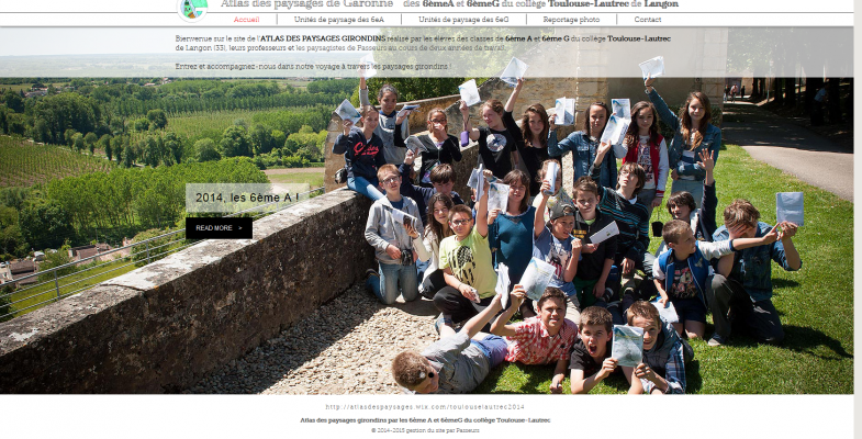 Atlas des paysages - projet jeunes Estuaire Girondin