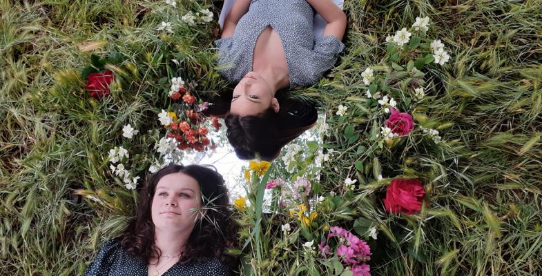 Écho, scénographie des élèves de 3ème de Pablo Neruda