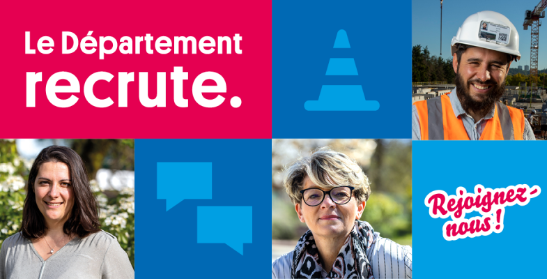 Le Département recrute. Rejoignez-nous !