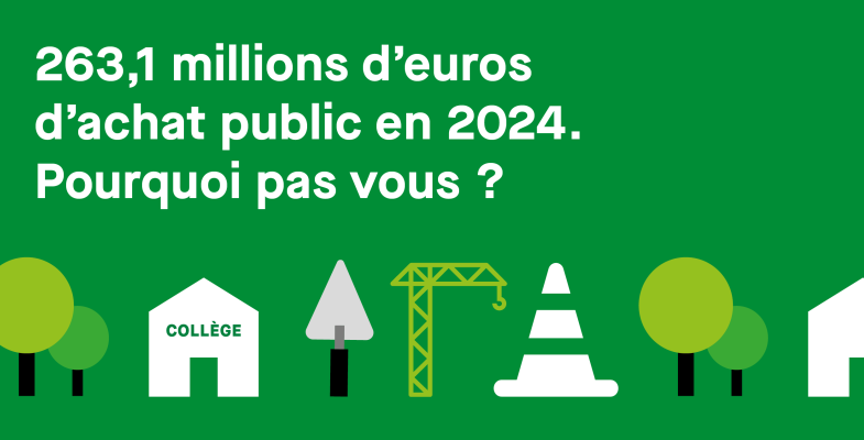 263,1 millions d'euros d'achat public en 2024. Pourquoi pas vous ?