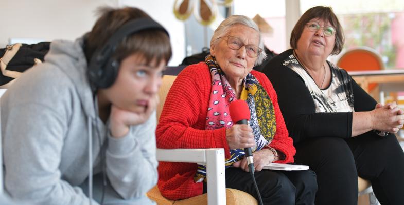 Atelier radio avec Chantier Sonore