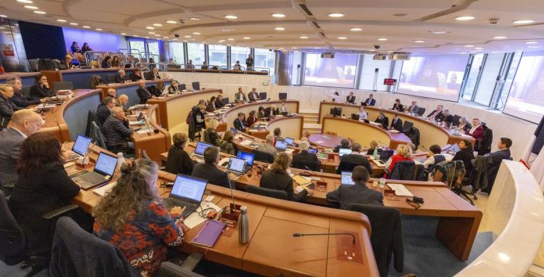 Hémicycle plénière départementale