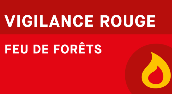 Vigilance rouge feu de forêts