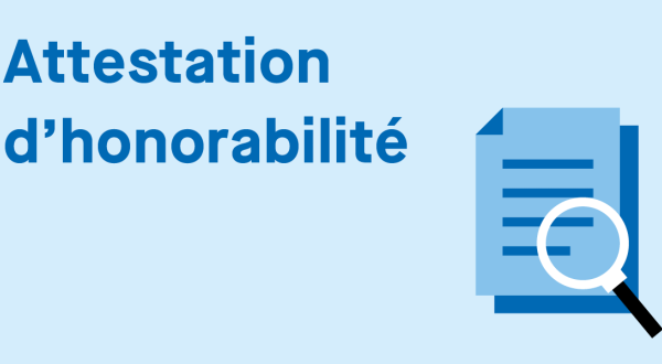attestation d'honorabilité