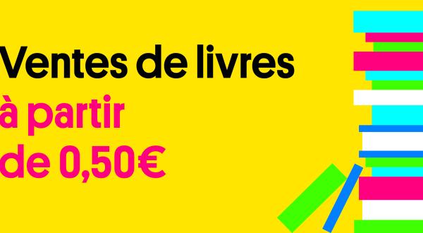 ventes de livres à partir de 0,50€