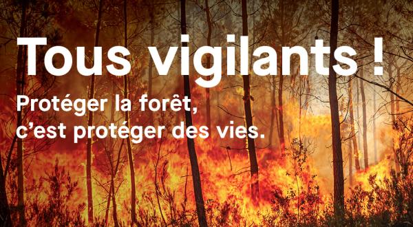 Tous vigilants ! Protéger la forêt, c'est protéger des vies.