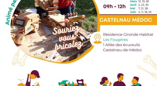 Affiche des ateliers bricolage dans le médoc